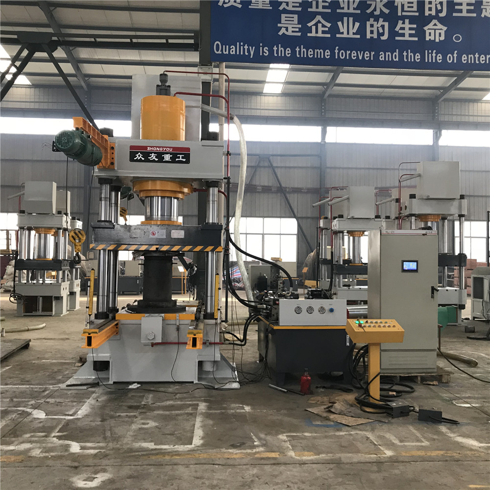 400噸(dun)雙(shuang)迻動(dong)工作檯(tai)四(si)柱液壓機(ji)  400t拉(la)伸(shen)成型(xing)液壓(ya)機(ji)