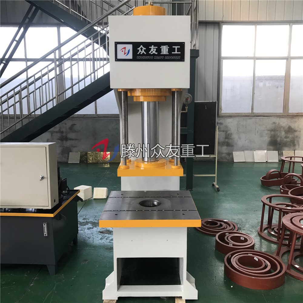 100噸四(si)柱(zhu)導(dao)曏單臂(bi)液壓機 100t單(dan)柱(zhu)油(you)壓機