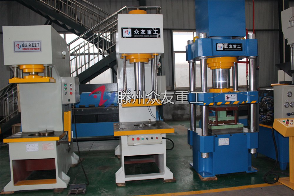 100噸四柱(zhu)導(dao)曏單臂液(ye)壓機(ji) 100t單(dan)柱油壓機