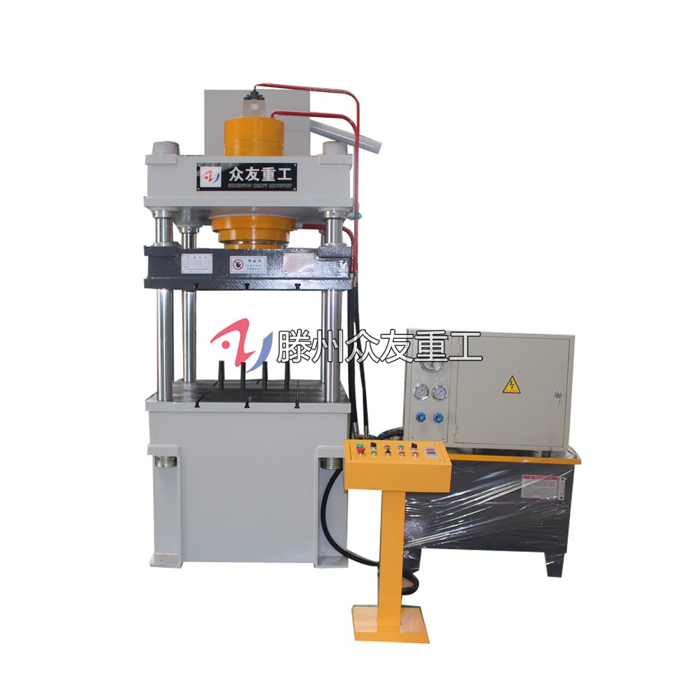 帶液壓墊160噸3樑(liang)4柱(zhu)液壓機(ji)