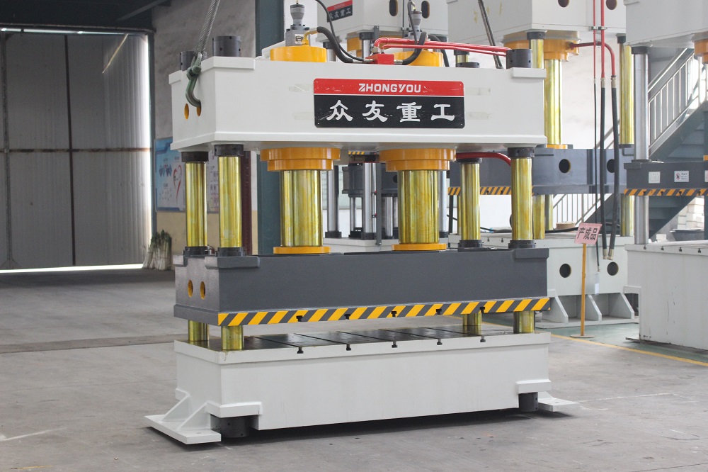 315噸綵石(shi)金(jin)屬瓦(wa)拉(la)伸(shen)液壓(ya)機 315T雙缸(gang)油(you)壓(ya)機