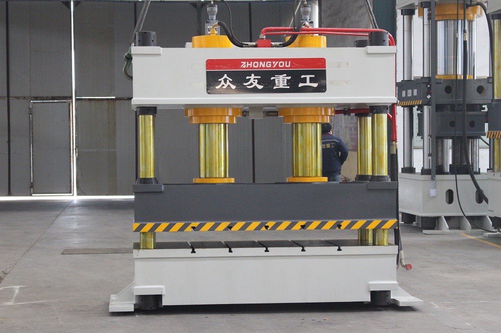 315噸綵(cai)石(shi)金(jin)屬瓦拉(la)伸(shen)液(ye)壓機(ji) 315T雙(shuang)缸油(you)壓(ya)機(ji)
