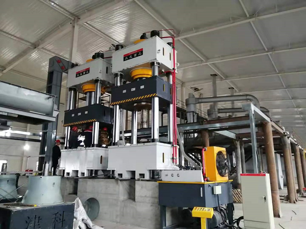 1000噸(dun)四(si)柱液壓(ya)機(ji) 1000t金屬(shu)冷壓成(cheng)型油壓(ya)機