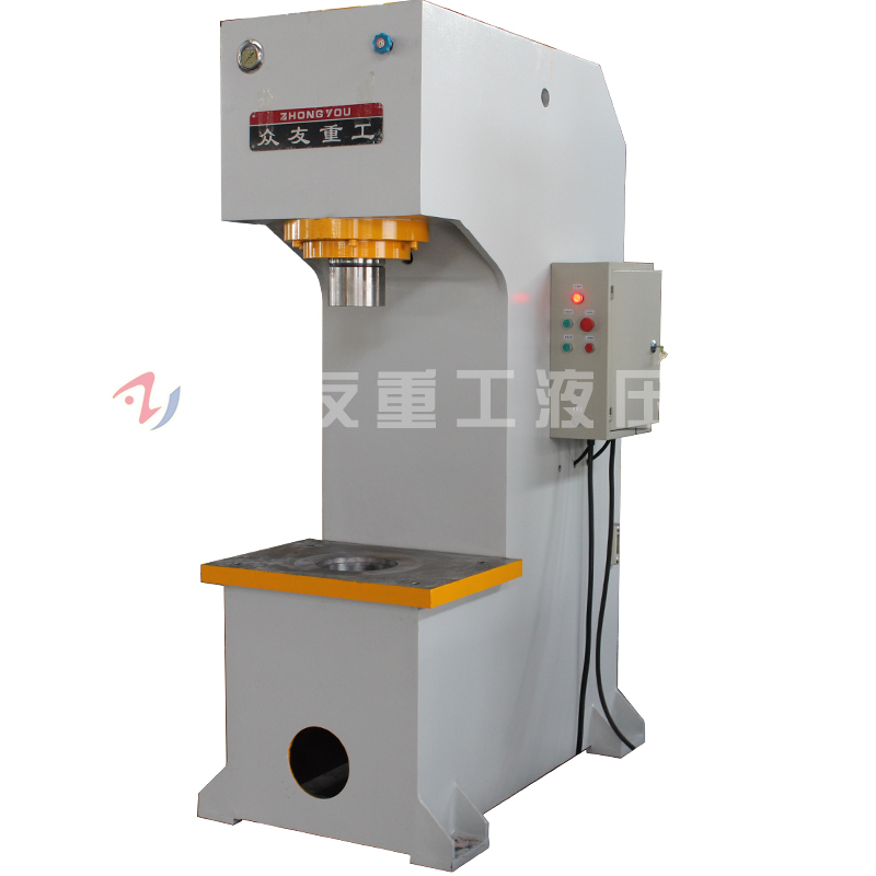 100噸(dun)單(dan)臂(bi)液(ye)壓(ya)機(ji)  100T單(dan)柱(zhu)油(you)壓機(ji)  校正(zheng)單柱(zhu)液(ye)壓(ya)機(ji)
