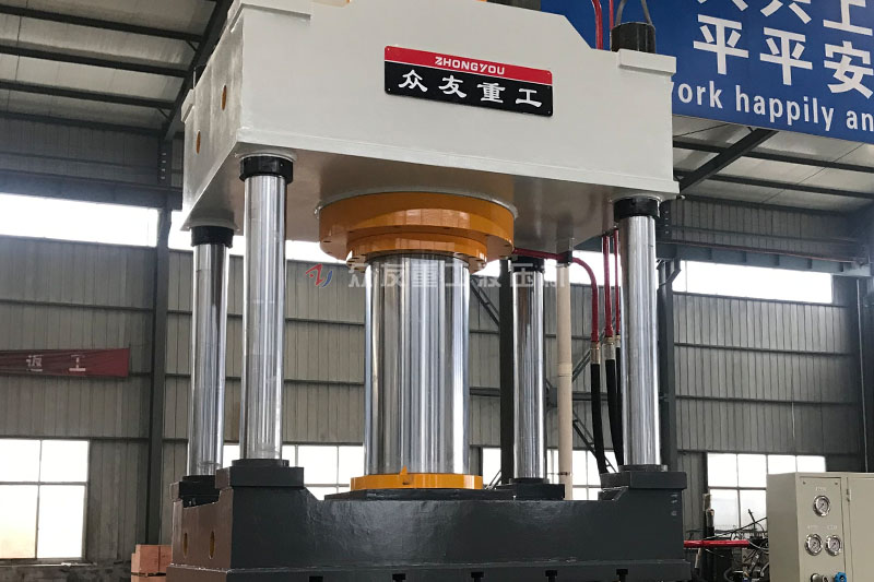 500噸石英(ying)石(shi)水(shui)槽熱壓成型(xing) 四柱液(ye)壓(ya)機(ji) 500T復郃(he)材料成型(xing)液壓(ya)機